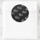 Antiek typemachines ronde sticker (Tas)