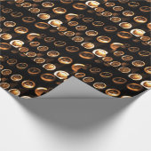 Antiek typesleutels cadeaupapier (Hoek)