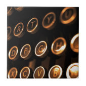 Antiek typesleutels tegeltje (Voorkant)