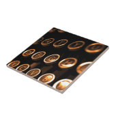 Antiek typesleutels tegeltje (Zijkant)