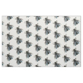 antiek typografische  bijen stof (Fat Quarter)