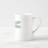 antiek typografische libellen porselein kop (Rechts)