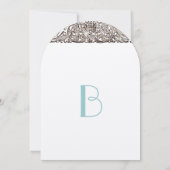 Antiek uitnodigen voor uitzending van een wedstri Kaart (Achterkant)