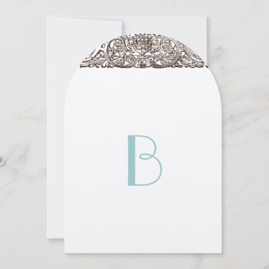 Antiek uitnodigen voor uitzending van een wedstri Kaart (Achterkant)