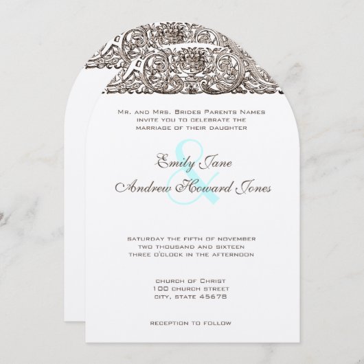 Antiek uitnodigen voor uitzending van een wedstri Kaart (Voorkant / Achterkant)