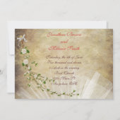 Antiek uitnodiging tot bruiloft (Achterkant)