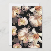 Antiek  uitnodiging tot het huwelijk (Achterkant)