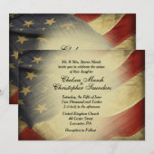 Antiek uitnodiging tot het indienen van vlagwedden (Voorkant / Achterkant)