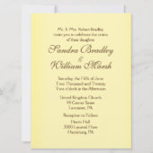 Antiek uitnodiging tot het uitzenden van een huwel (Achterkant)