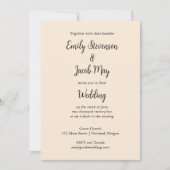 Antiek uitnodiging tot het uitzenden van het Wit-h (Voorkant)