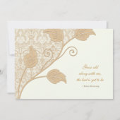 Antiek uitnodiging tot weddenschappen (Achterkant)