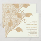 Antiek uitnodiging tot weddenschappen (Voorkant / Achterkant)