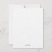 Antiek uitnodiging tot weduwschap (Achterkant)