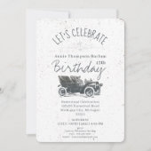 Antiek uitnodiging voor de geboorte van de auto (Voorkant)