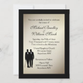 Antiek uitnodiging voor goudweddenschappen (Voorkant)