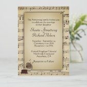 Antiek uitnodiging voor het thema Weddenschap (Staand voorkant)