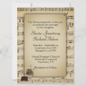 Antiek uitnodiging voor het thema Weddenschap (Voorkant)