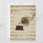 Antiek uitnodiging voor het thema Weddenschap (Achterkant)