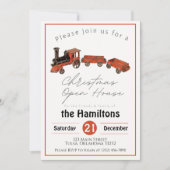 Antiek uitnodiging voor kerstfeestdagen (Voorkant)