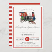 Antiek uitnodiging voor kerstmis (Voorkant / Achterkant)