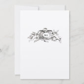 Antiek uitnodiging voor marmer Altar (Achterkant)