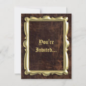 Antiek Uitnodigingen van de Stijl van het Lijst v (Voorkant)