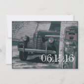 Antiek uitvindingen van de pomp voor autowrakken kaart (Voorkant)