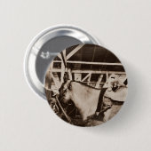 Antiek uitziende foto ronde button 5,7 cm (Voorkant /achterkant)