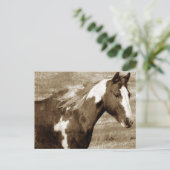 Antiek uitziende schildklier briefkaart (Staand voorkant)