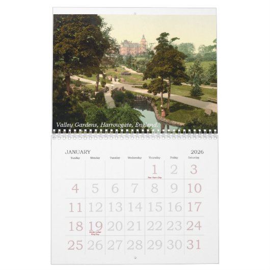 Antiek UK,  afbeeldingen van Groot-Brittannië Kalender (Jan 2026)