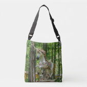 Antiek Unicorn Crossbody Tas (Voorkant)