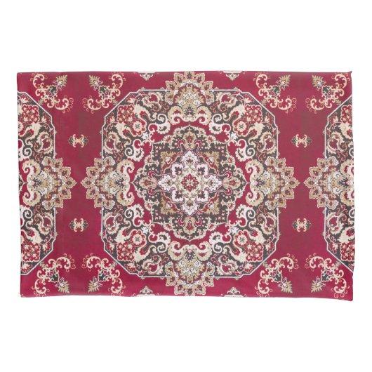 Antiek unieke kleurrijke Perzische Kilim Rug Kussensloop (Voorkant-Links)