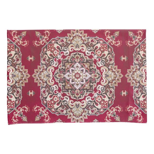 Antiek unieke kleurrijke Perzische Kilim Rug Kussensloop (Voorkant-Rechts)