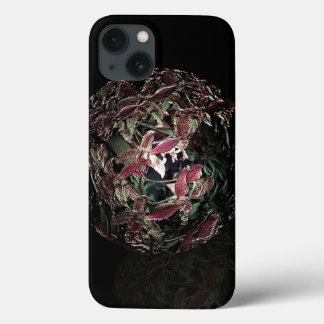 Antiek, unieke roze orchidee loopbal Case-Mate iPhone case