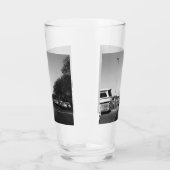 Antiek USA Washington Het Capitool Glas (Links)
