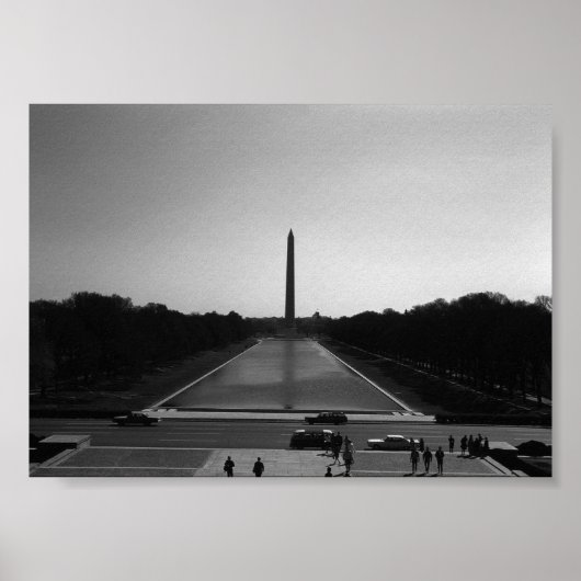 Antiek USA Washington Monument Poster (Voorkant)