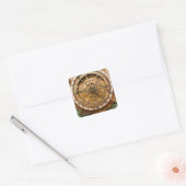 Antiek uurwerk, Duitsland Vierkante Sticker (Envelop)
