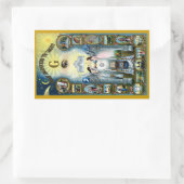 Antiek vaartuig Freemasonry Masonic Hazen Rechthoekige Sticker (Tas)