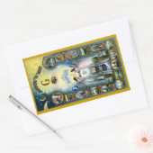 Antiek vaartuig Freemasonry Masonic Hazen Rechthoekige Sticker (Envelop)