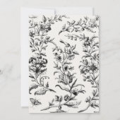  antiek vaas bruiloft kaart (Achterkant)