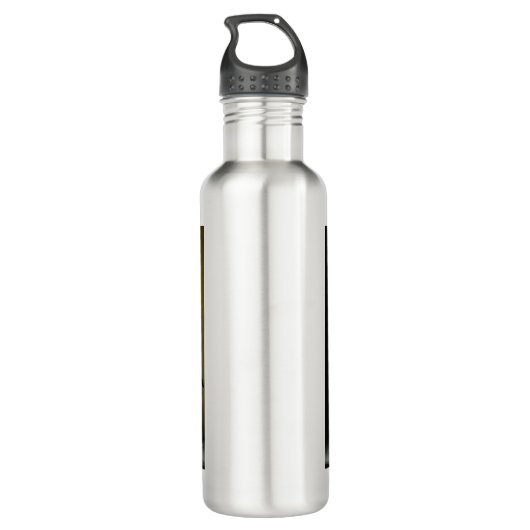 Antiek vaas van gele bloemen waterfles (Achterkant)