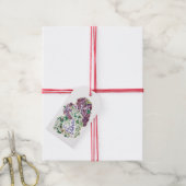 Antiek Valentijn Bouquet Heart Cadeaulabel (Met Touw)