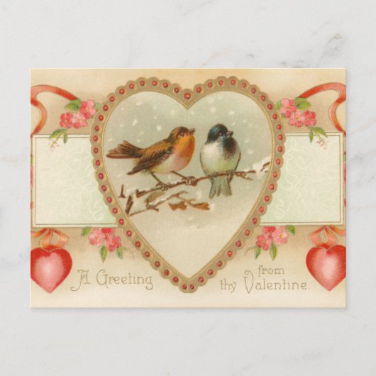Antiek Valentijn Briefkaart (Voorkant)
