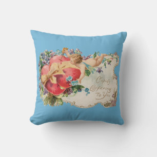 Antiek Valentijn Cupid Heart Kussen