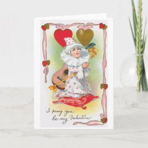 Antiek Valentijn Feestdagen Kaart