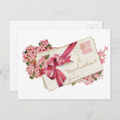 Antiek Valentijn Feestdagenkaart (Voorkant / Achterkant)