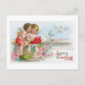 Antiek Valentijn Feestdagenkaart (Voorkant)