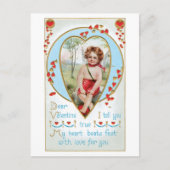 Antiek Valentijn Feestdagenkaart (Voorkant)