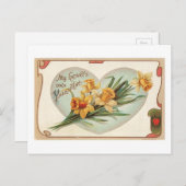 Antiek Valentijn Feestdagenkaart (Voorkant / Achterkant)