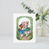 Antiek Valentijn Feestdagenkaart (Staand voorkant)
